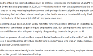 美国程序员失业率创纪录：17万本科生难就业，AI抢饭碗！
