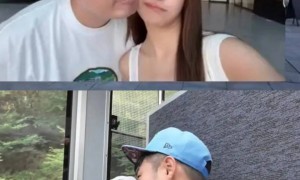 陈赫带俩女儿游迪士尼，老婆张子萱41岁还扮少女，牵陈赫手撒娇